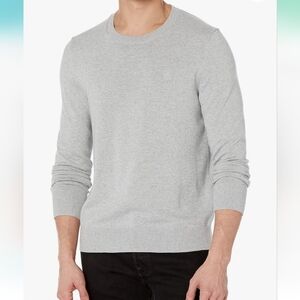 Calvin Klein Men's Supima Cotton Solid Monogram Logo Sweater Size Men's XL